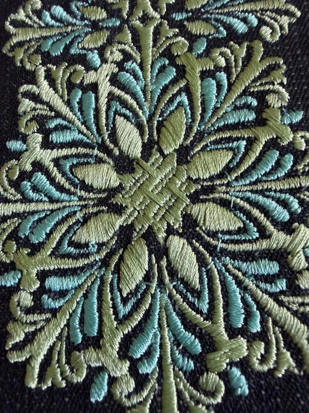 Killer Ecuador Adorable embroidered Denim wallet